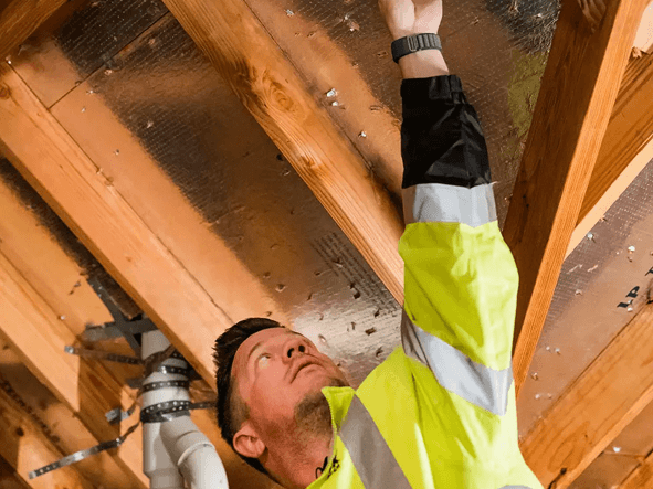 Professional attic ventilation inspection and assessment documentation
